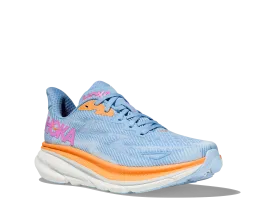 Women's Hoka One One Clifton 9 Color: Airy Blue / Ice Water