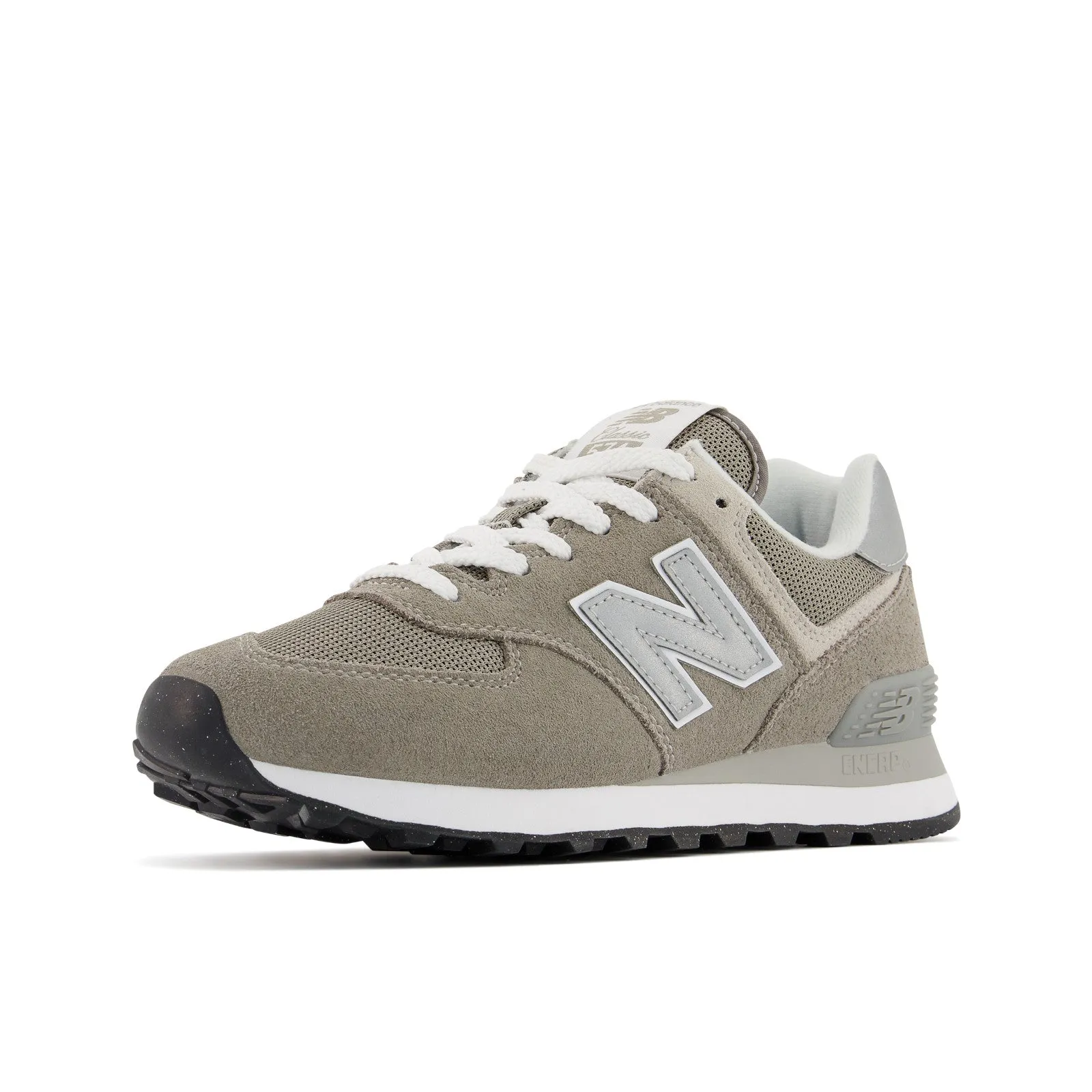 Women's New Balance 574 Core Color: Grey with White